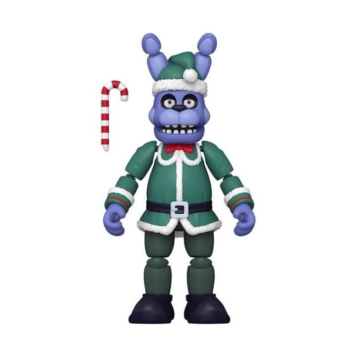 Figurina Five Nights at Freddy Holiday Bonnie, 13 cm, Multicolor