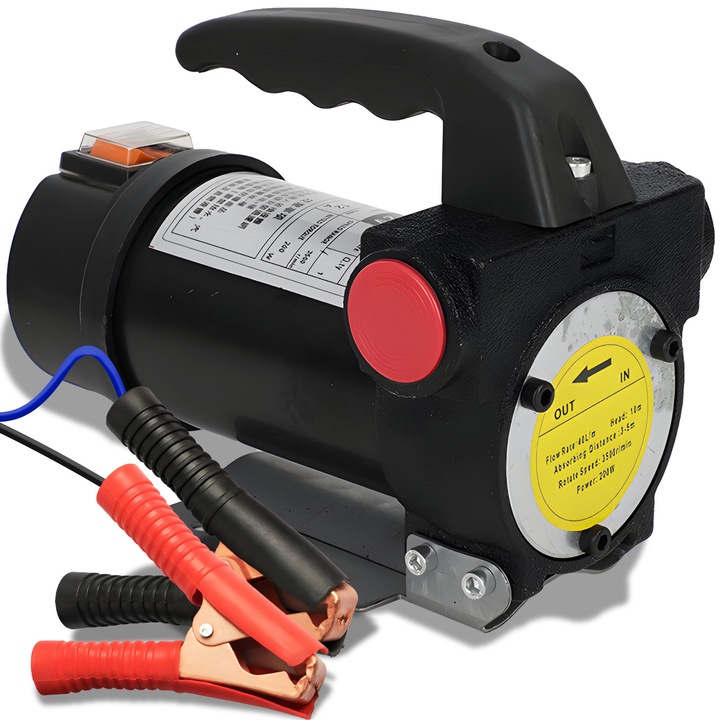 Pompa eletrice pentru transfer combustibil, 12V, 260 W, 40-45L/min