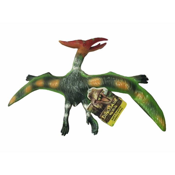 Ahelos figura, Dinoszaurusz madár, Hang, 23x41 cm, Doboz nélkül