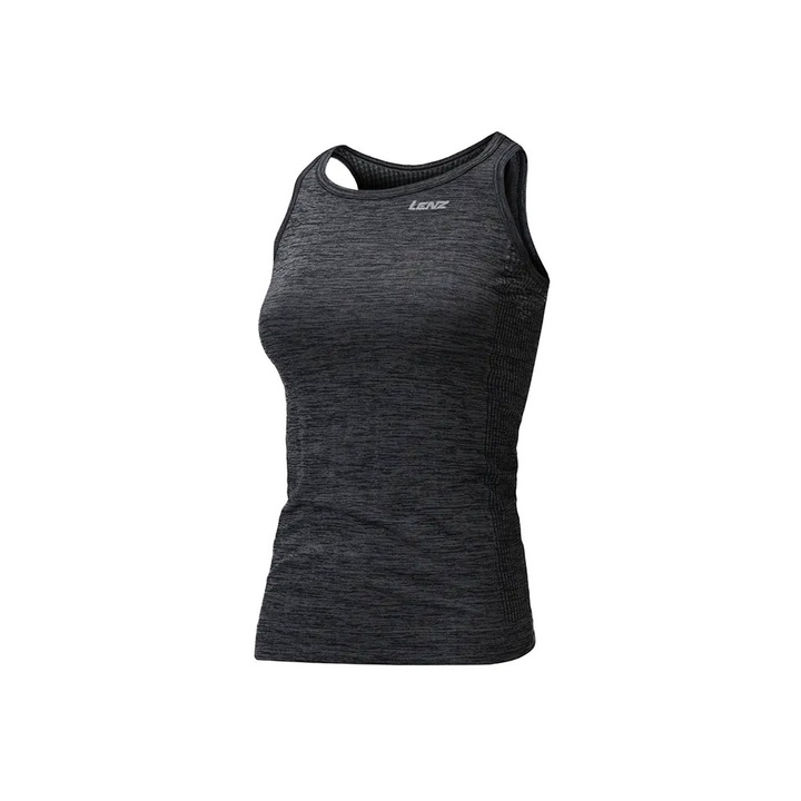 Maieu sport pentru femei, Lenz Tank Top Women 1.0, culoare carbon