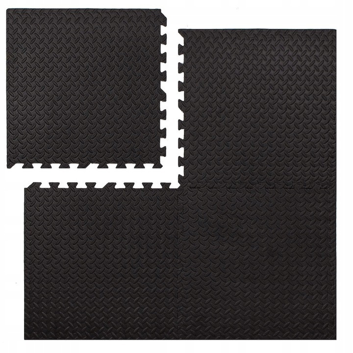 Edzőszőnyeg védőszőnyeg készlet, puzzle típusú, 4 db 60x60cm, 12mm