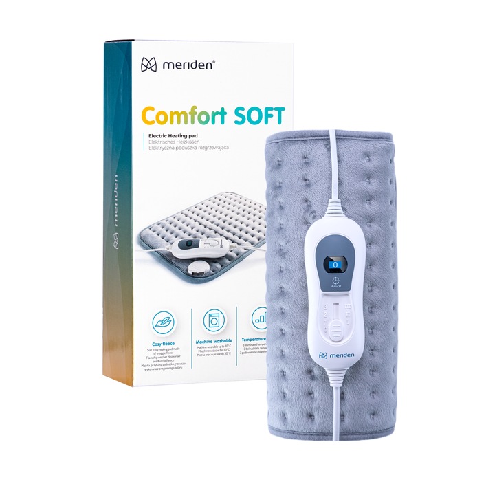Perna electrica, Meriden, Comfort Soft MCS-301, 100W, Gri
