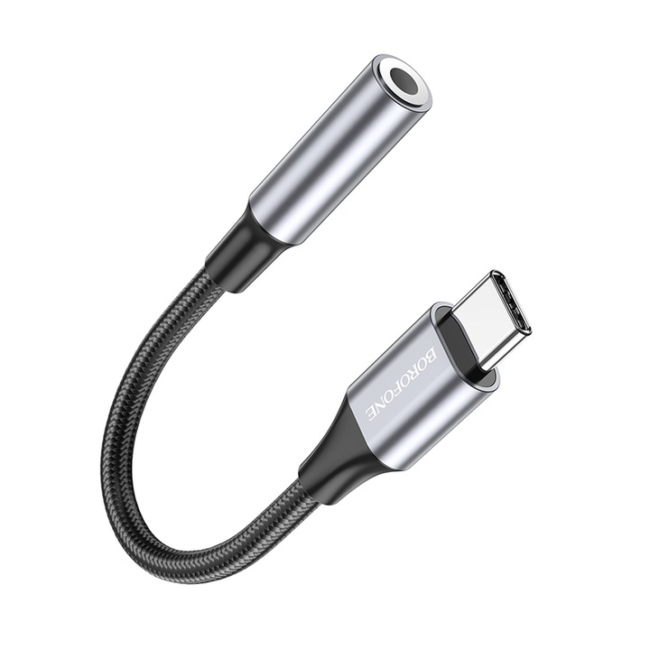 Borofone Audio Adapter, Chip DAC, USB-C до 3,5 mm, Съвместим с iPhone 15 Pro Max, iPad Pro Air Type-C, Samsung S21 S20 Ultra Z Flip S20+ Note 20 S10 S9 Plus, Google Pixel/5 4 3 2/ XL