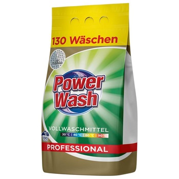Detergent pudra, Universal Power Wash, Professional, 130 spalari 7, 8 kg