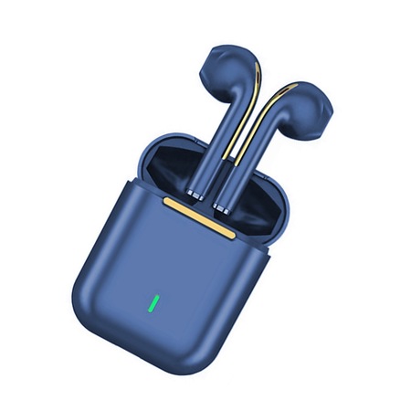 Casti in ear, Wireless, Touch, Sport, Bluetooth 5.0, Stereo, Albastru ...