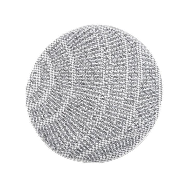 Covor, e-floor, Clyde, 120 x 120 cm, Gri, Rotund, Pentru Camera de zi si Dormitor, Antiderapant, Compatibil Cu Incalzirea Prin Pardoseala, Durabil, Finisaj De Calitate, Se Va Potrivi Tuturor, Polipropylen