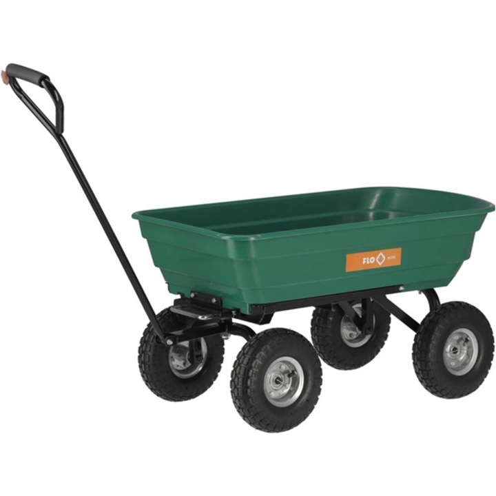 Carucior tip remorca pentru gradina Flo, capacitate 75 l