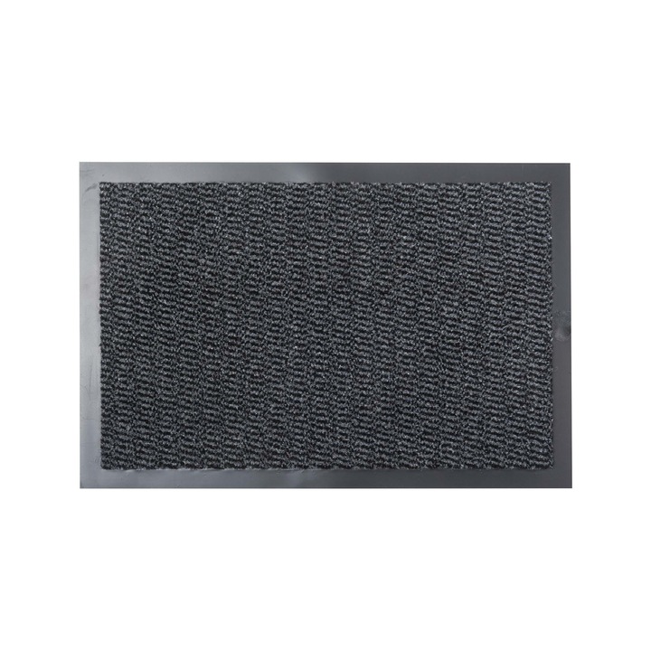 Lábtörlő, MD, Textil, 60 x 90 cm, Szürke