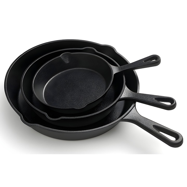 Set de 3x Tigaie 26 cm, 20cm, 15.5cm