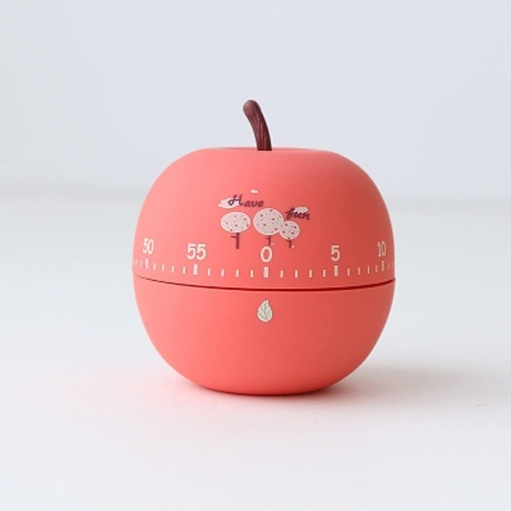 Jormftte konyhai óra, vizuális visszaszámláló időzítő, 59 perc, piros, 1 darab