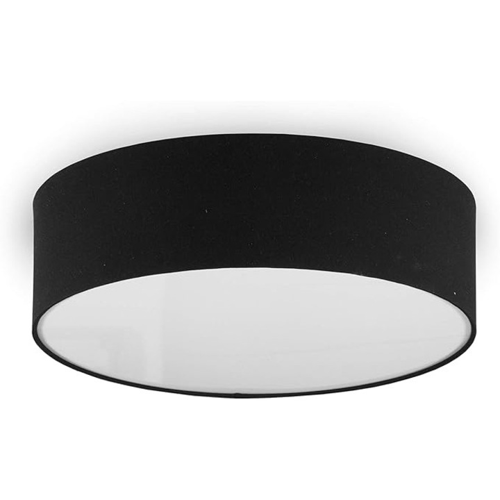 Plafoniera, Youngdeco, Bumbac, Negru
