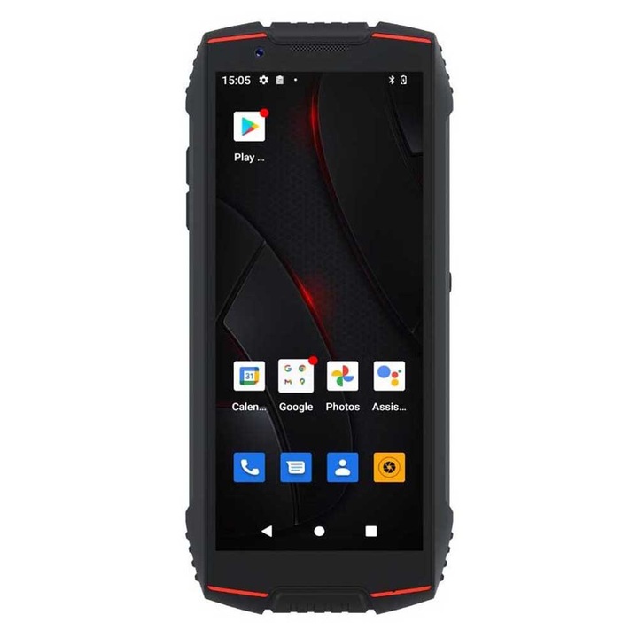 Телефон Cubot KING KONG Mini 3, две SIM карти, 128GB, 6GB RAM, 4G, черен/червен