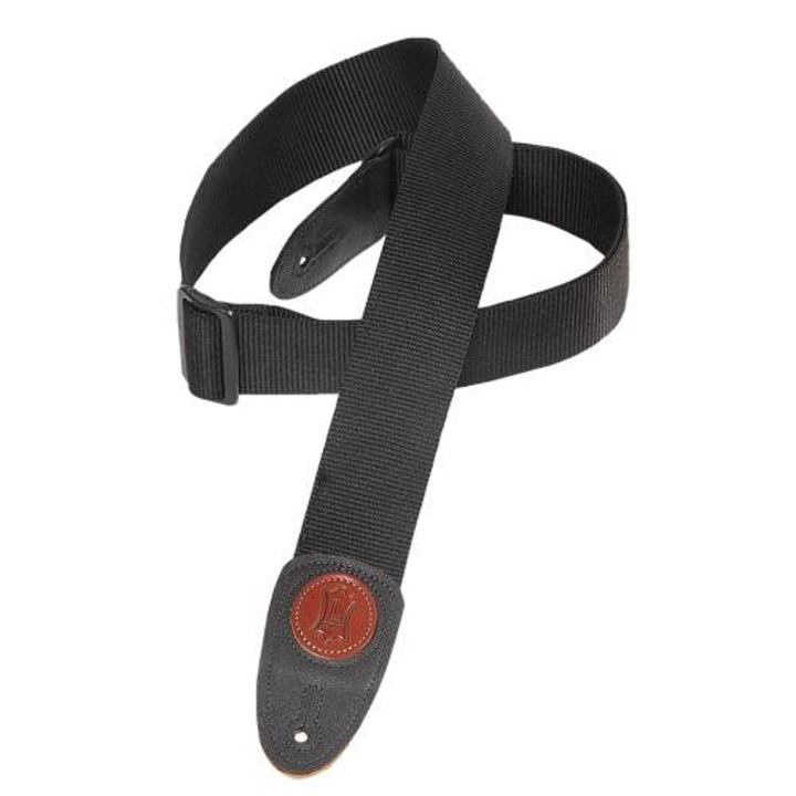 Curea pentru chitara, Levys, Bumbac, Negru