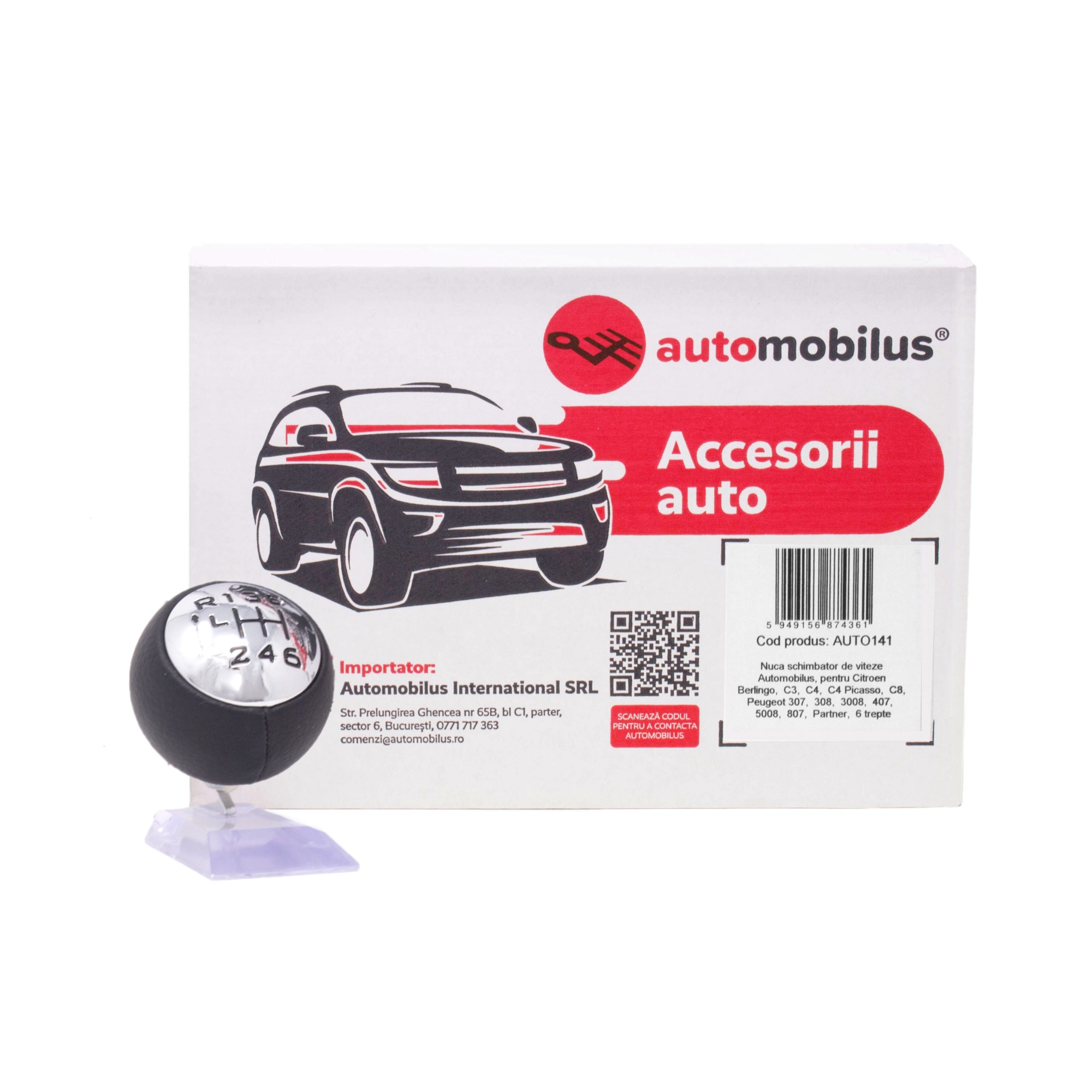 Nuca schimbator de viteze Automobilus, pentru Citroen Berlingo, C3, C4 ...