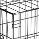 Cusca animale 2 usi pliabila metal tava detasabila xl, 100x70x60 cm, transport usor, negru