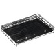 Cusca animale 2 usi pliabila metal tava detasabila xl, 93x67x56 cm, transport usor, negru