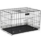 Cusca animale 2 usi pliabila metal tava detasabila xl, 93x67x56 cm, transport usor, negru