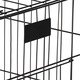 Cusca animale 2 usi pliabila metal tava detasabila xl, 93x67x56 cm, transport usor, negru