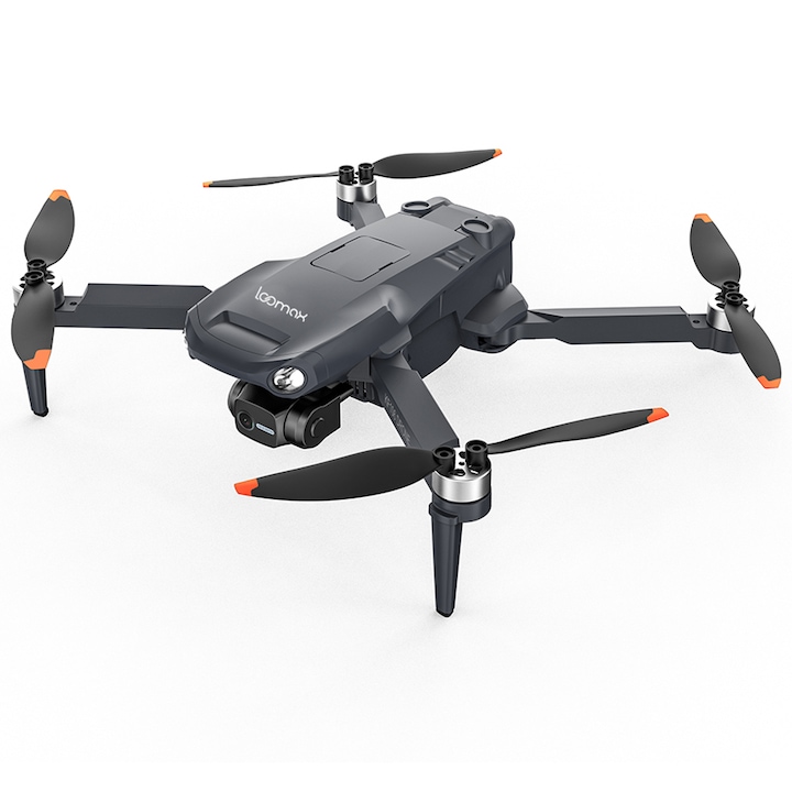 Drona Loomax, 6K HD, distanta de control 600 m, capacitate baterie 7.4V 2200mAH, autonomie zbor 25 minute, pliabila