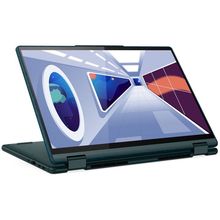 Lenovo Yoga 6 13ABR8 13.3" WUXGA Touch laptop, AMD Ryzen™ 7 7730U, 16GB, 512GB SSD, AMD Radeon™ Graphics, Windows 11 Home, Nemzetközi angol billentyűzet, Zöldeskék