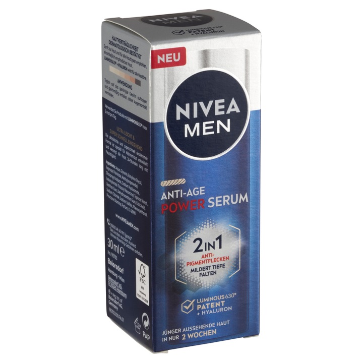 Nivea Men Anti-age Power 2in1 arcszérum 30 ml