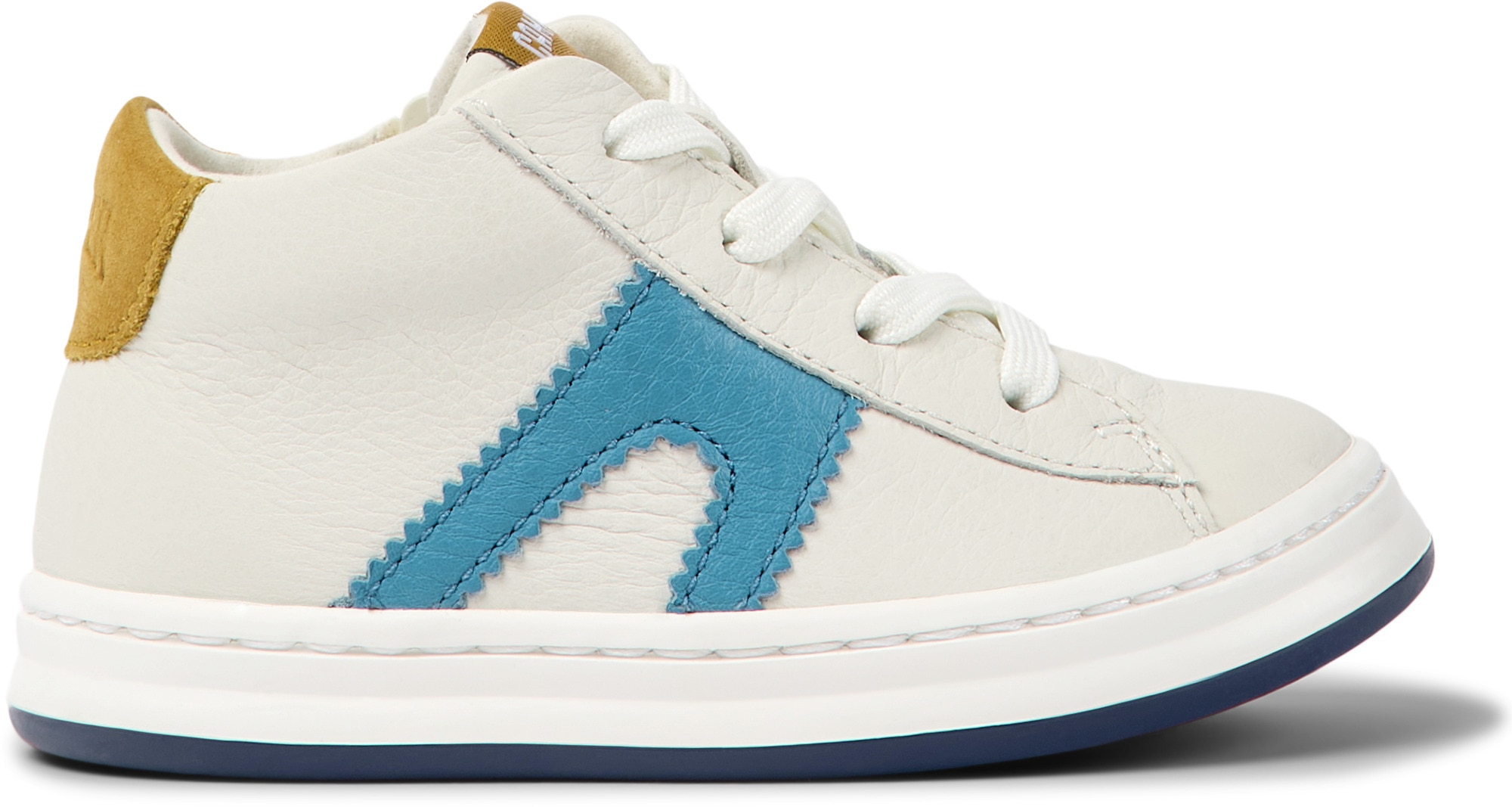 Camper, Pantofi sport de piele Runner Four Twins 1743, Alb, 21 EU