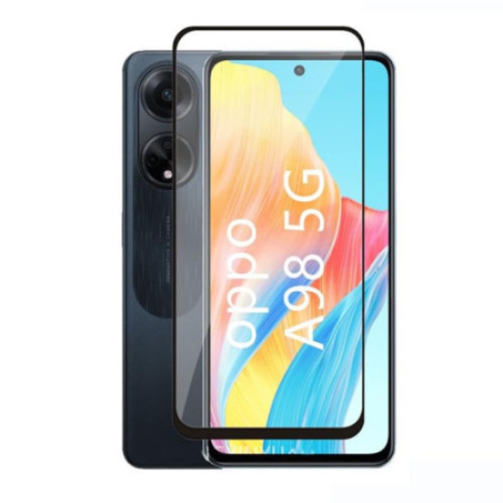 Folie de sticla compatibila Oppo A98, full glue, TELGORBCS