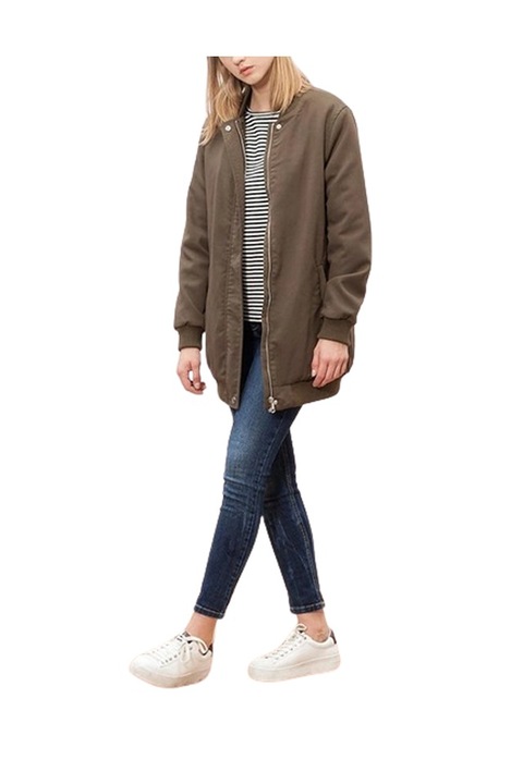 Jacheta scurta design clasic, Verde, M