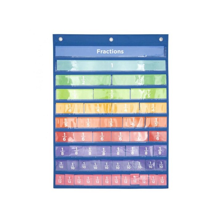 Achoka 9305834 Fali táblázat Törtek 52 kártyával