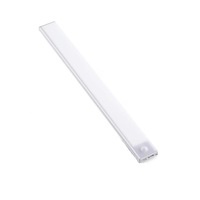 Lampa LED cu Senzor de Lumina si Miscare 20 cm Flippy, Intensitate Reglabila, Suport Magnetic, 14 LED-uri, 71.49lm, Acumulator 450mAh cu Reincarcare prin USB-C, pentru Bucatarie, Hol, Dressing, Garaj