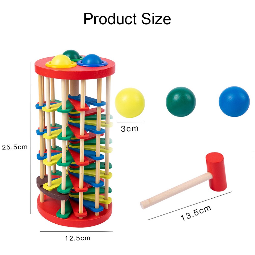 Pound and roll ball clearance maze