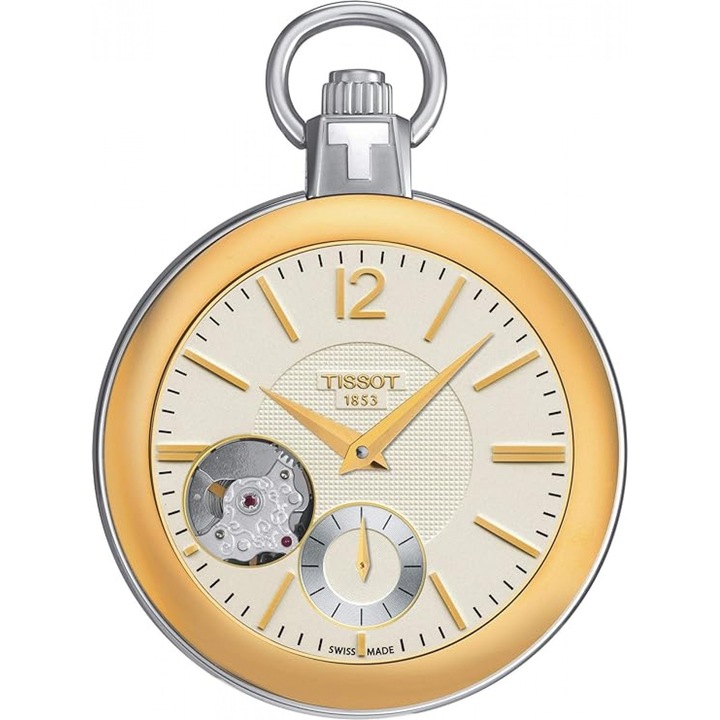 ﻿Часовник Tissot, T-Pocket Skeleton, T8534052926700