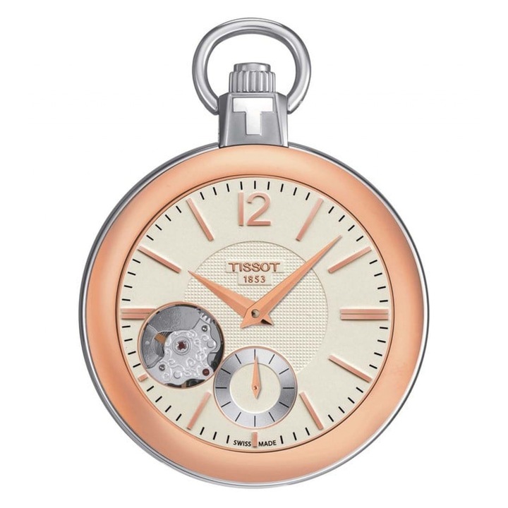 ﻿Часовник Tissot, T-Pocket Skeleton, T8534052926701