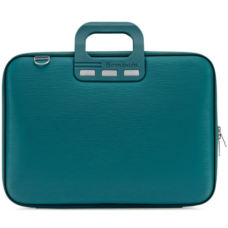 Geanta pentru laptop Bombata Wave 15,6"-16", verde inchis