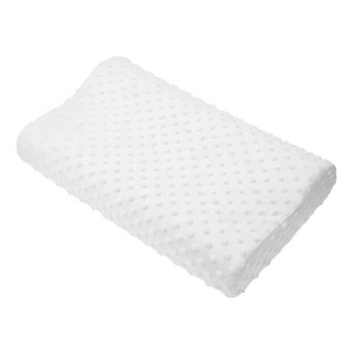 Мемори възглавница от термопластична пяна за спалня, relax pro, бяла
