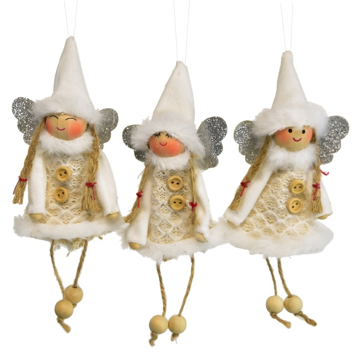 Ingeri cu capac 3 buc, 10 cm