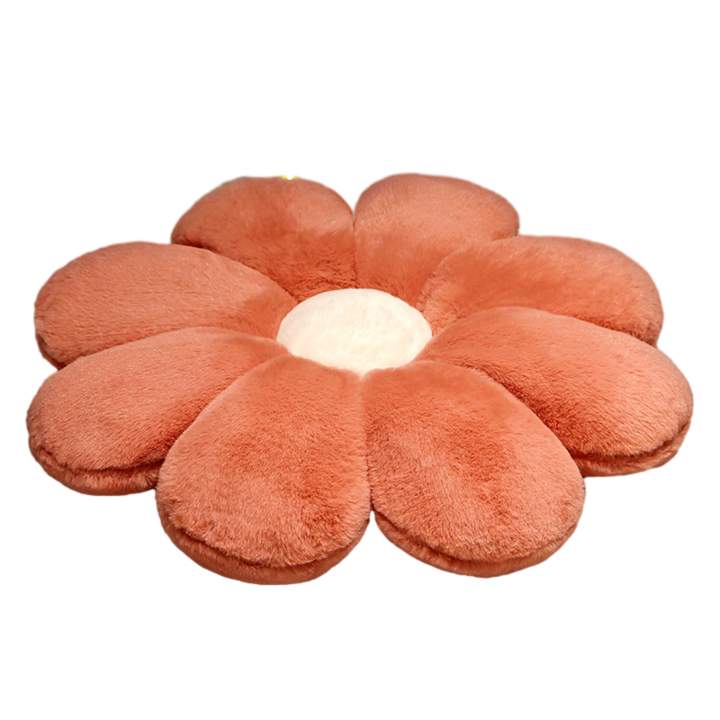 Декоративна възглавница Flower, 50 см, EZGETOP®, полиестер, Розова