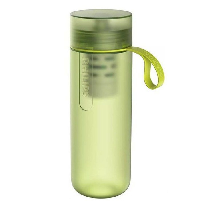 Бутилка за вода Philips Go Zero Hydration, капацитет 590мл, филтрация за вода, зелен цвят