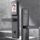 Yala inteligenta Wireless Premium VisionHub® cu camera video, control de la distanta WiFi, broasca inclusa, acces prin Aplicatie, Card, Amprenta, Parola, Cheie, alarma efractie, aplicatie telefon Android si IOS