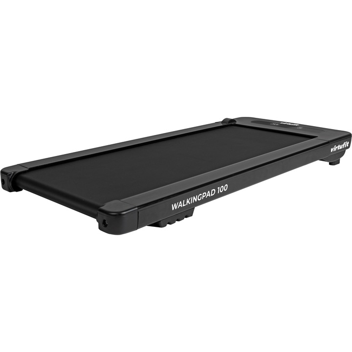 Колан за ходене/бягане Virtufit Walkingpad 100 Бягаща пътека, Максимално тегло на потребителя 100 кг, Максимална скорост 8 км/ч, 12 предварително зададени програми, LCD дисплей, Транспортни колела