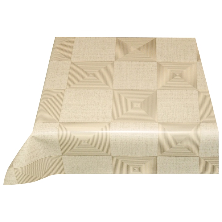 Покривка за маса Natalia, 100x140 см, водоустойчива тип мушама, кремав CSQ4