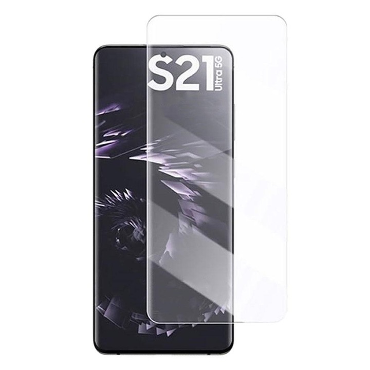 Стъклен протектор за дисплей bGreen, За Samsung G998B Galaxy S21 Ultra, Прозрачен