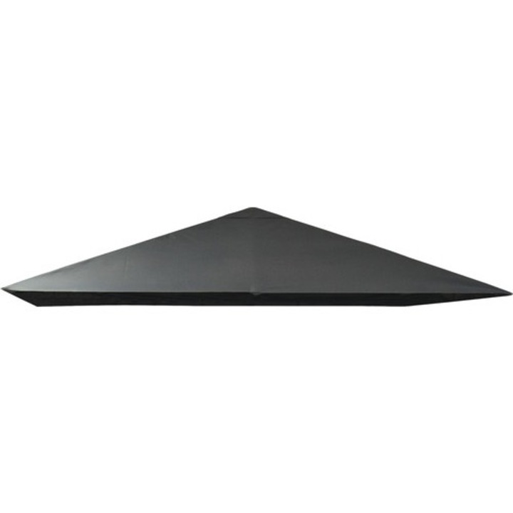Prelata Pentru Pavilion S 6819336 Cu Panou Lateral Pliabil Poliester 3x3x2, 5 M Antracit