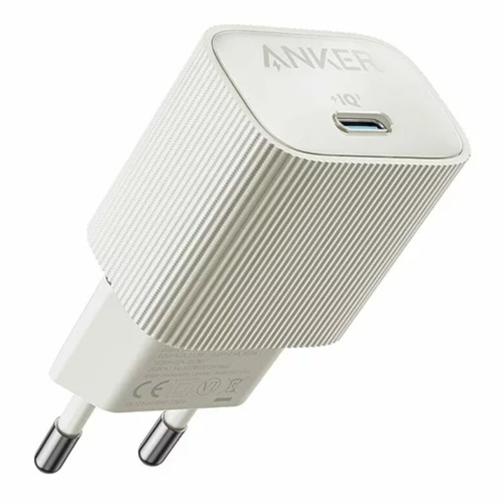 Incarcator retea Anker, "511 Nano 4" 30W, 1 x USB Type-C, Alb, "A2337G21"