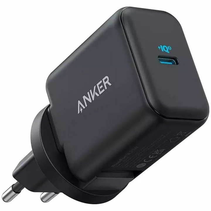 Incarcator retea Anker, "312" 25W, PowerIQ, 1 x USB Type-C, Negru, "A2642G11"