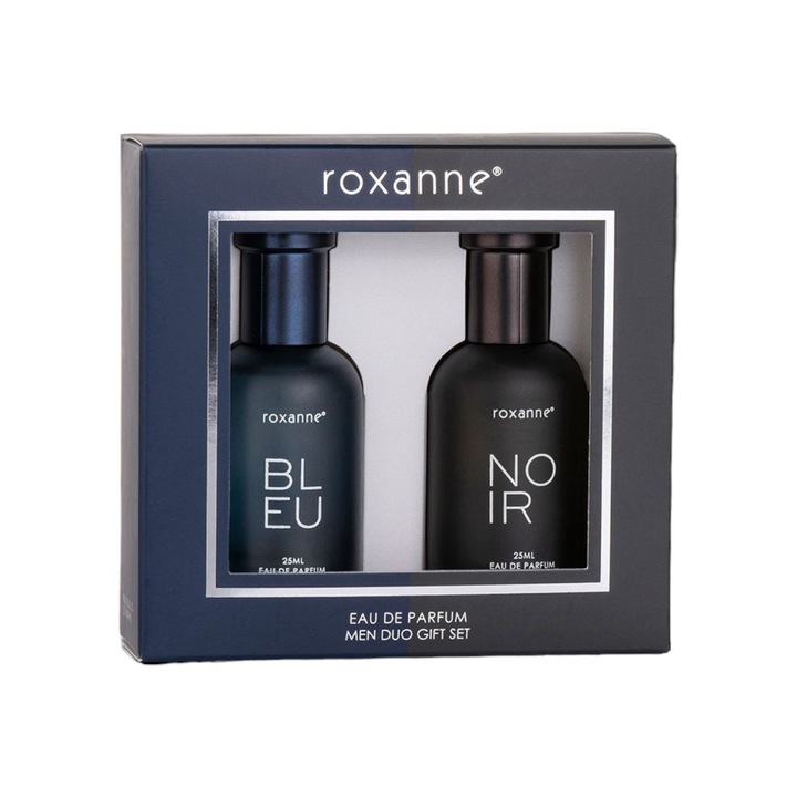 Set apa de parfum Roxanne, Barbati, 2×25 ml