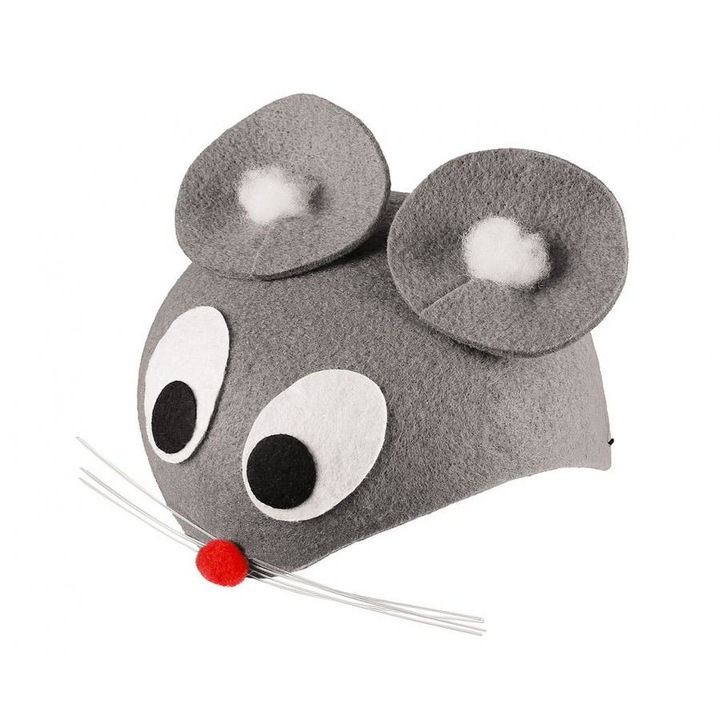 Palarie model soricel, gri, marime universala