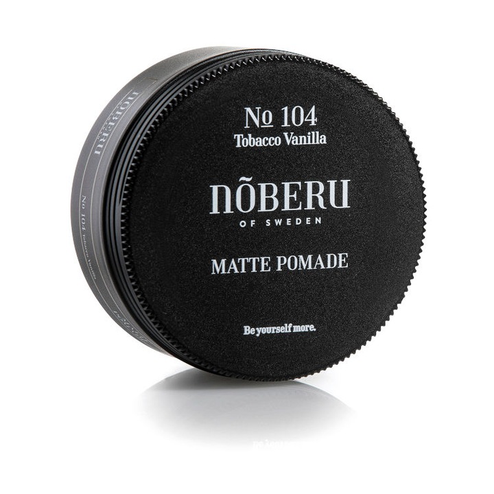 Pomada matta, Noberu Matte Pomade, Tobacco Vanilla, No. 104, 80 ml