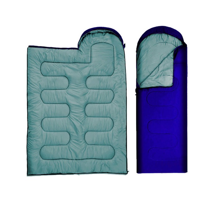 Sac de dormit cu gluga, 2 in 1, 210X75cm, BH41997