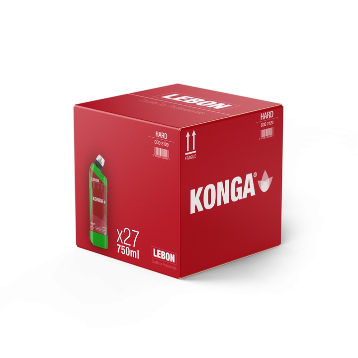 Set de 27 x 750ml Detergent Dezinfectant Profesional Pentru Spatii Sanitare, cu Aviz Sanitar